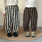 Iseo Brown Stripe Trouser Pants